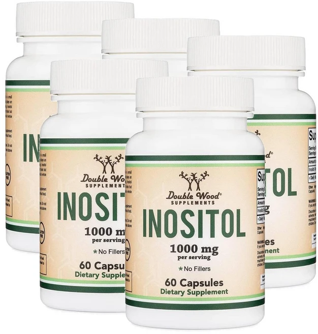 더블우드 이노시톨 1000mg 캡슐 Double Wood Inositol, 5개, 60정 - 쿠팡