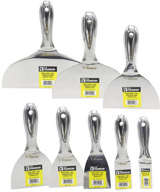 핸슨 헤라모음 유연형 경화형 스크래퍼 스티커 벽지 껌칼 퍼티 손잡이슬리브, 7. 유연형 8인치 8FPN, 1개