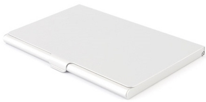 심플 스텐 하드 명함 케이스 무지 무늬 없는 명함집