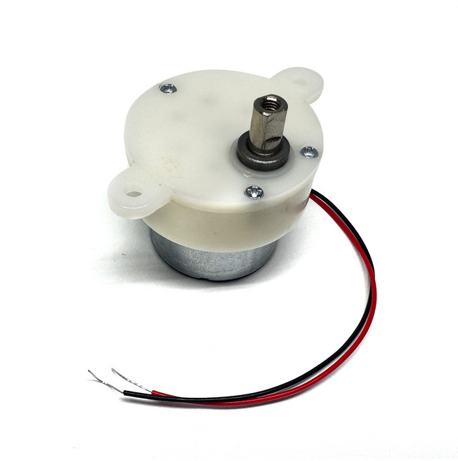 DC6V 5rpm 감속모터 저소음 고토크 기어드모터 [나사산 샤프트 타입], 1개