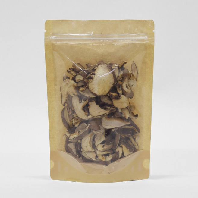 홍진포장 전면투명 후면크라프트 지퍼스탠드 스탠딩지퍼백 100장 사이즈 7종, 15x22cm, 100개