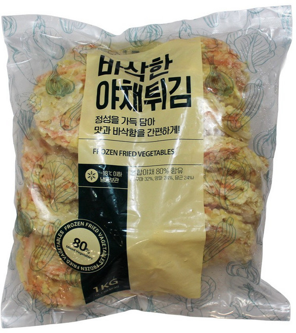 산들네이처 야채튀김 1KG, 1개