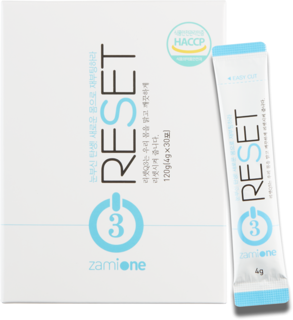 임박할인 (100% 천연식품) 우리 몸을 맑고 깨끗하게 자미원 리셋Q3 30포, 120g, 1개