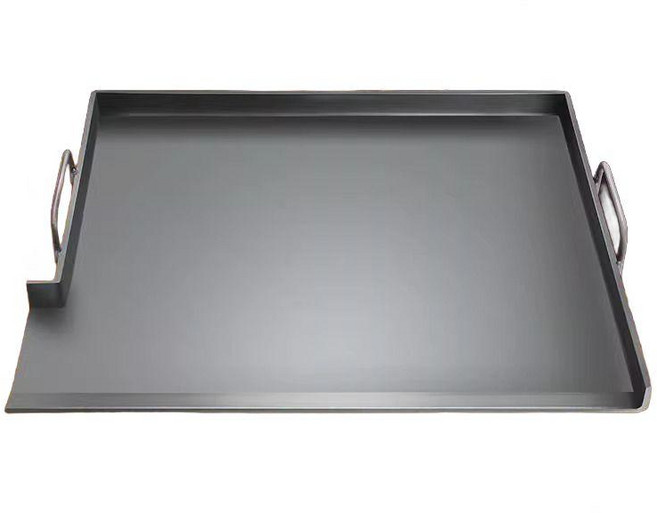 업소용 철판 구이판 곱창 순대 볶음 요리 닭갈비 식당 볶음팬 불판 전팬 닭갈비팬 사각철판, 60x40cm 3cm 8mm