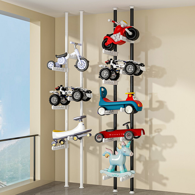 거실 다층 수납장 장난감정리함 다용도 선반 캐비닛 가정용 플라스틱 정리함 공간활용 서랍장 옷장 보관함, 1개, 두꺼운 28관 3.1m 딥블랙 12날개 두 배