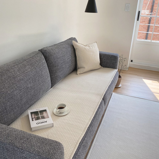 NEW 국산 와플조직 먼지없는 100% 순면 쇼파패드