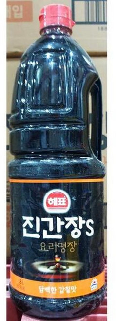 [XBH5L29447]진간장S 해표 1 8K X8 진간장S 간장 진간장 된, 5L, 1개