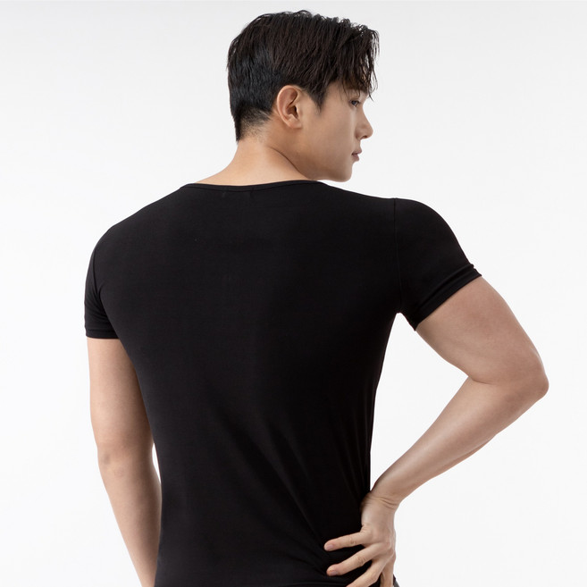 디바라 +6CM 남자 어깨뽕 보정속옷 티셔츠 런닝 엑스투 핏체인저