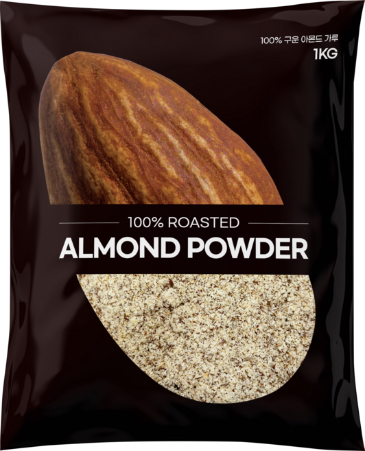 고소한 글루텐프리 100% 구운 아몬드 가루 비건 베이킹 분말 파우더, 1개