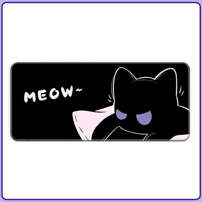 귀여운 고양이 마우스패드 게이밍 장패드 키보드패드 노트북 데스크 매트 캐릭터 일러스트마우스 패드SBD-45451, 1000x500x3mm, 1개, MM-01
