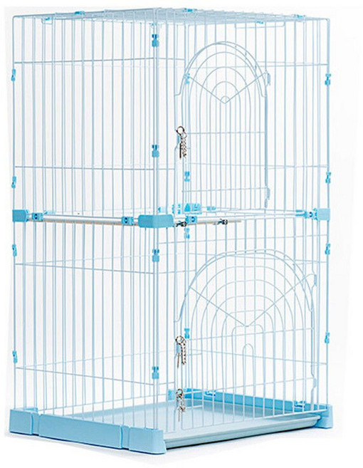 아이리스 고양이 케이지 PC-702 PC-902, 87 x 57 x 112 cm, 푸른 색, 1개