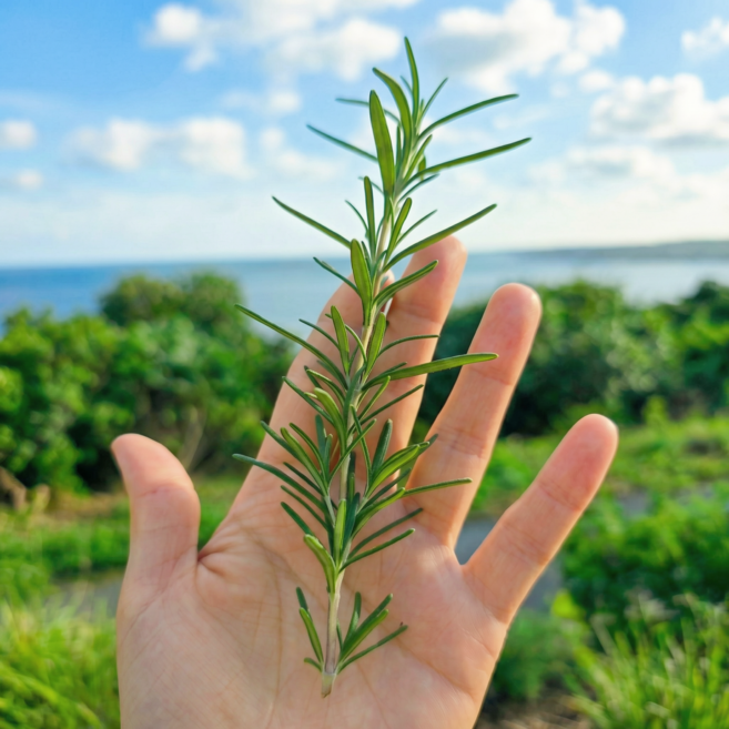 로즈마리 생잎, 100g, 1개
