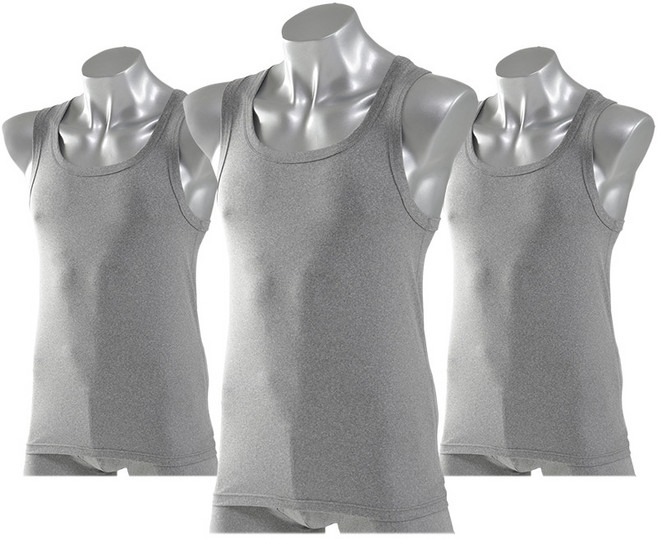 멘토닉 빅사이즈 윈드탑 기능성 남성런닝 보정효과 3종세트