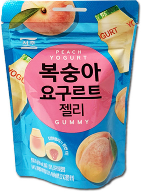 서주 복숭아 요구르트 젤리 50g, 2개