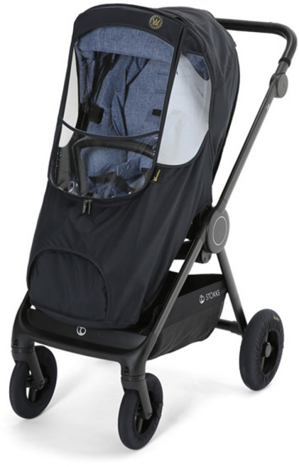 맘네스트 스토케 비트 유모차 전용 사계절 방풍커버, 블랙, 1개