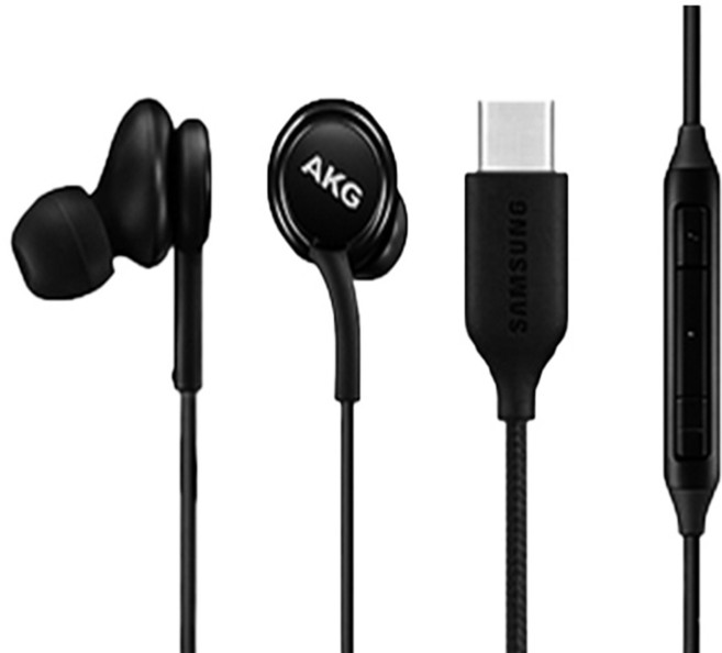 [ 케이블카 ] AKG 이어폰 유선 C타입 S20 S21 S22 S23 S24 S25 노트10 20 커널형 인이어 갤럭시 삼성 호환, 블랙