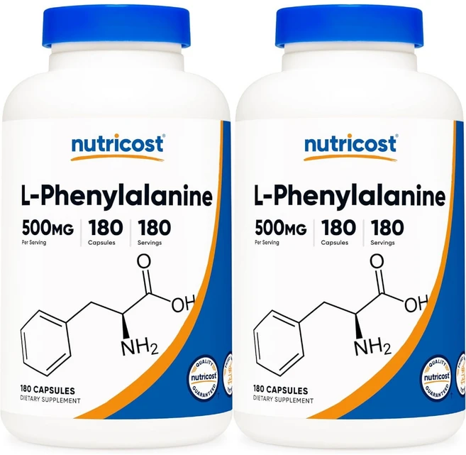 뉴트리코스트 엘 페닐알라닌 500mg, 180정, 2개 - 쿠팡