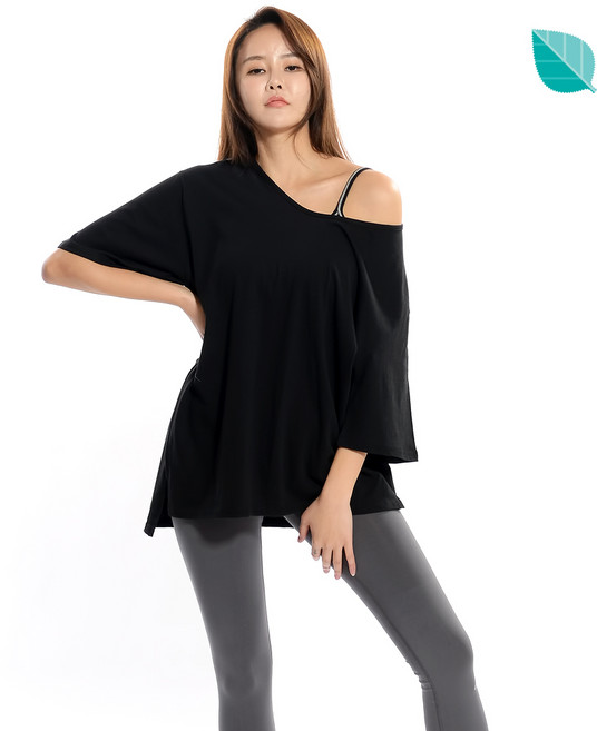 그리니치_루즈핏 커버업 박스티셔츠 필라테스복 요가복 ms101_1