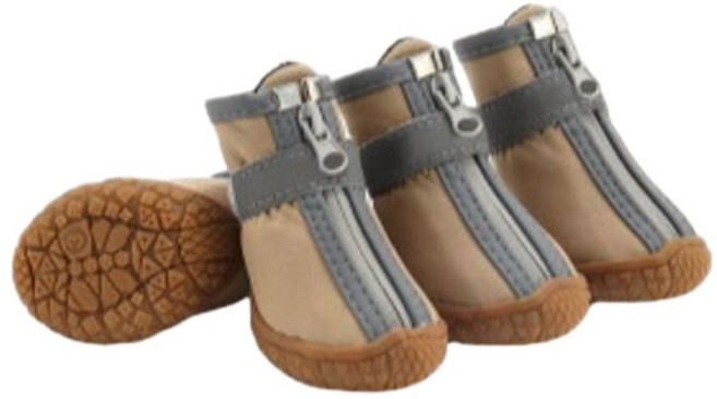 우기펫 강아지 신발, 1개, 카키(방수)