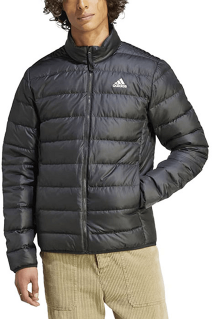 아디다스 패딩 블랙 경량패딩 다운점퍼 에센셜 라이트다운재킷 남성 HZ5730