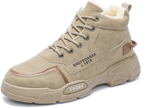 NUNUHANA 겨울 남자 초경량 미끄럼방지 워커 방한부츠