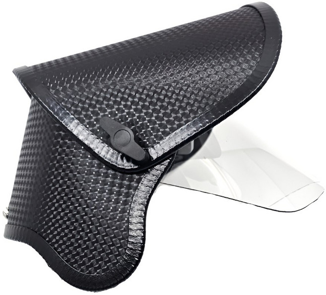 프로라이더스 오토바이 휴대폰 1구 거치대 썬바이저 빗물 햇빛 가리개, 카본 블랙 썬바이저 1구