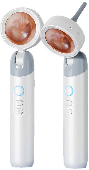 LED 라이트 HD고화질 정밀 귀내시경 카메라 피부 헤어모공 반려동물 펫 강아지 고양이 촬영 녹화 C타입충전, 1개