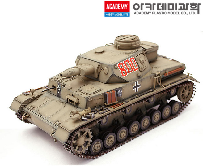 1/35 독일 4호전차 E형 동부전선 탱크 밀리터리 프라모델 아카데미과학 13543 (안전 포장 배송), 1개