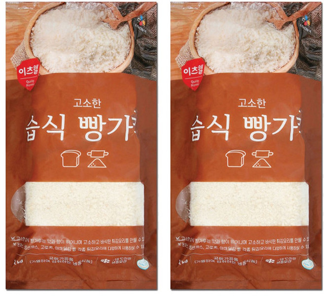 CJ 이츠웰 고소한 습식 빵가루 2KG