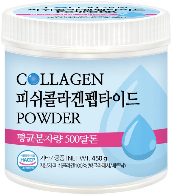 푸른들판 순수 저분자 피쉬 콜라겐 펩타이드 분말 100% 가루 파우더 추천, 450g, 1개 - 쿠팡