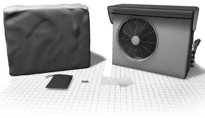 정품/공기순환/완벽보호/특-지움 공기순환 실외기커버 2세트/넉넉한사이즈/자석부착식/쉬운설치/난연원료/4중단열구조/태양열차단/에어컨실외기커버