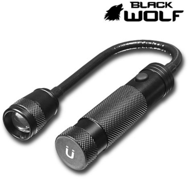 스나이퍼코리아 블랙울프 다기능 자석 줌랜턴 WL-ZM 18650/AAA겸용 자바라 타입, WL-ZM(자바라 줌랜턴)_T6 LED, 1개