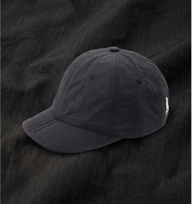 rspct 초경량 숏챙(5cm) 트레일 러닝 접이식 모자, 블랙