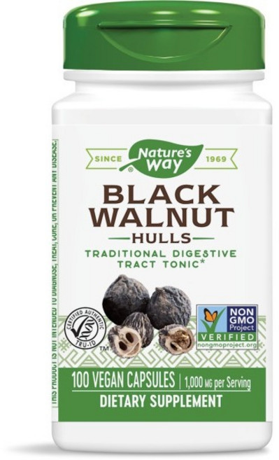 Nature's Way 然萃維 黑胡桃殼素食膠囊, 100顆, 1罐