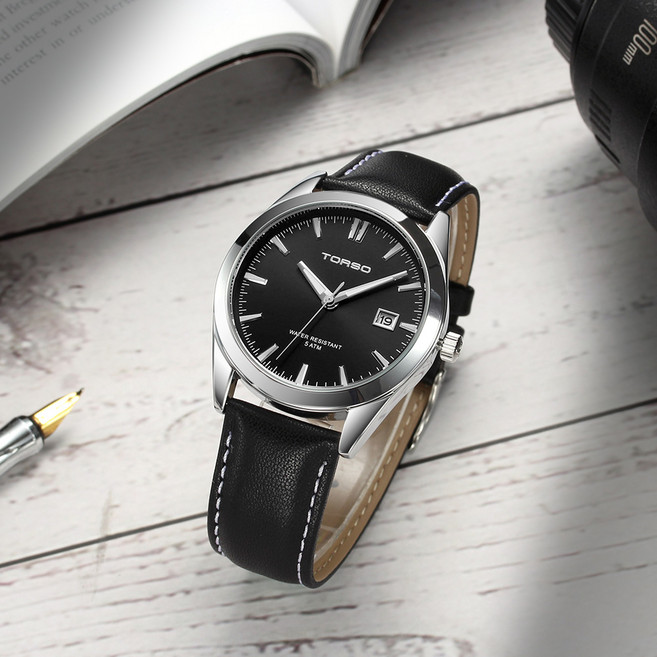 TORSO 토르소 T105L 마이다스 캘린더 워치 남자 가죽 시계