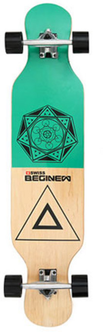 스위스비기뉴 가방+티툴구성 롱보드 케나다메이플, 스위스비기뉴 41인치 롱보드 민트, 1개