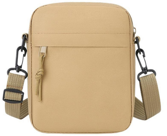 남성용 크로스백 미니 휴대폰 가방 휴대용 패션 캐주얼 가방 메신저백 방수