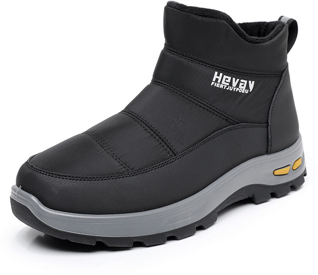 YANGTA 남성 가벼운 미끄럼방지 방한화 트레킹화 등산화 겨울 털 신발 작업화 DK-1986