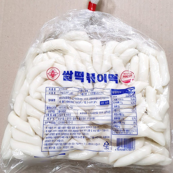 최강딜 쌀떡볶이 중(보성 1.5K) | 부대찌개 엽기떡볶이, 1개