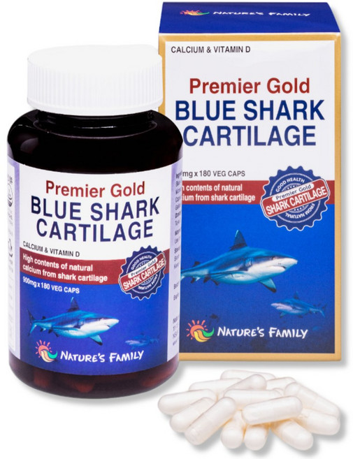 (네이처스패밀리) 프리미어 골드 청상어연골 900mg 180캡슐 직수입, 1개, 180정