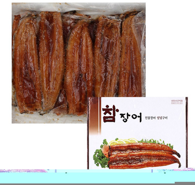 손질 민물장어 양념구이 1kg(10미) 냉동 참장어 장어, 1개, 1kg