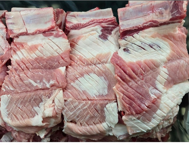 한돈 양념이 잘베는 포갈비 15kg (양면칼집)