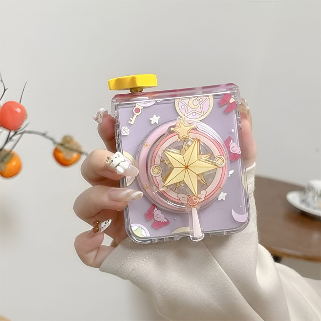 갤럭시z플립5 z플립6 z플립7 힌지보호 큐티 핸드폰케이스