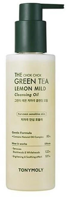 토니모리 더 촉촉 그린티 레몬 저자극 블랙헤드 클렌징 오일, 200ml, 1개 - 쿠팡