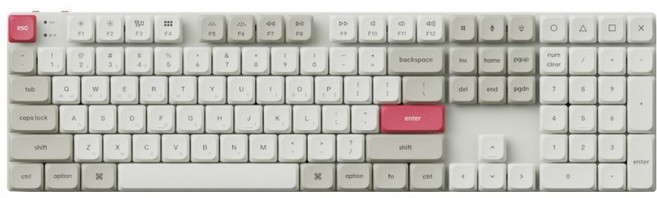 키크론 K5 MAX 유무선 RGB 기계식 키보드 핫스왑, 레트로, K5M-M6, 저소음 적축
