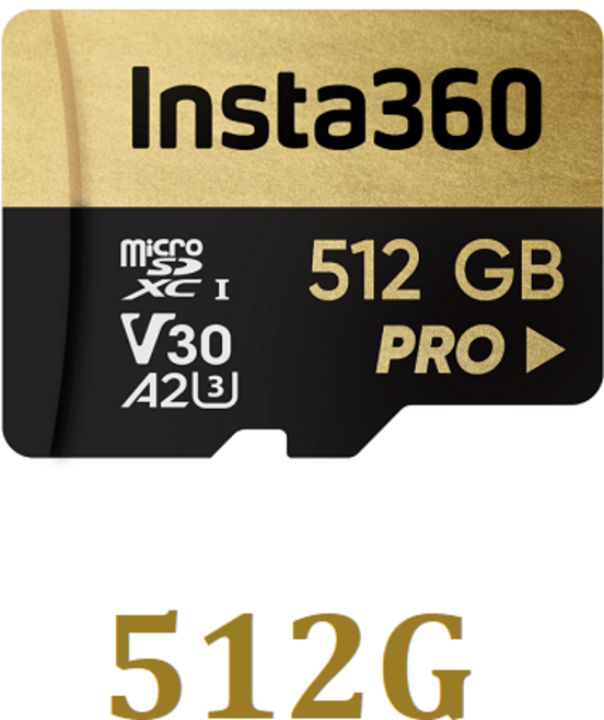 Insta360 마이크로 SD 메모리 카드 360 X4 X3 ONE X2 RS 64GB 128GB 256G 고속 호환 액세서리, 04 512G, 1개