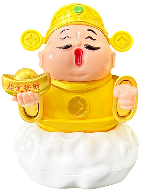 聚寶小舖 開運擺件 店面招財公仔 居家擺設, 黃色