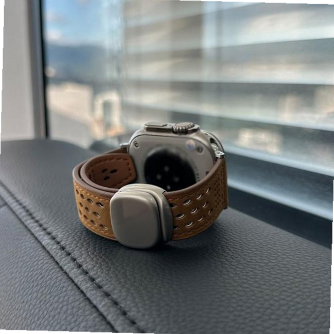 가죽밴드 2 1세대 호환 마그네틱 버클형 스트랩 시계줄 애플워치SE3 40mm 44mm