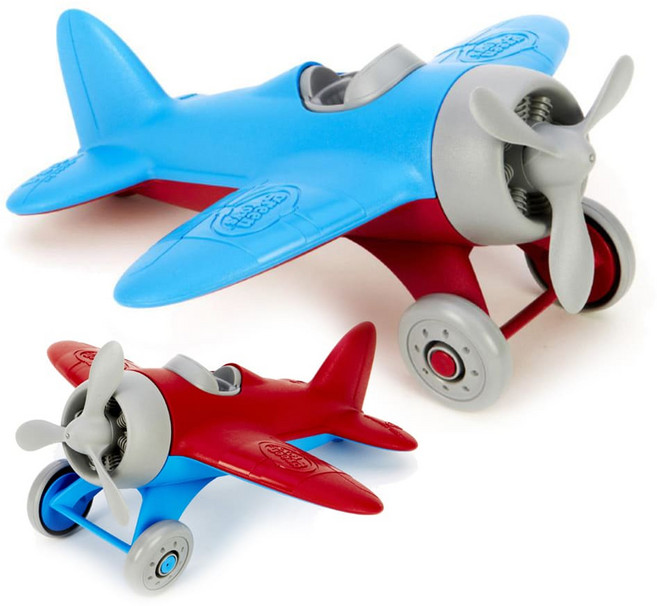 아기 수동 움직이는 프로펠러 비행기 장난감 2세 유아용 항공기 어린이집 24개월 2살, 1개