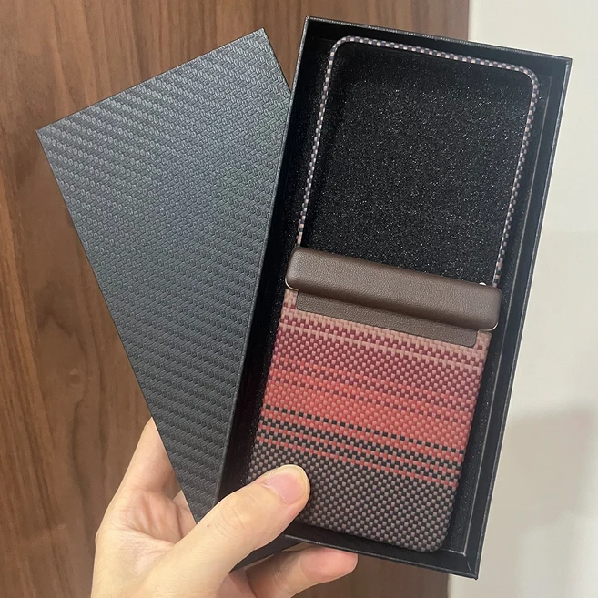 삼성 갤럭시 Z 플립 7 5G 글로벌 ZFlip 마그네틱 아라미드 카본 파이버 폰 케이스 힌지 보호 기능 탑재 맥